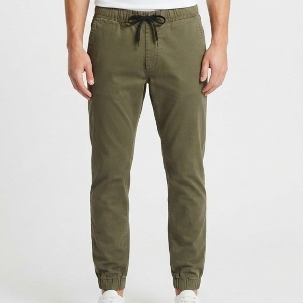 Southpole Jogger Pants Mens XL Green Flex The Movement Twill Elastic Waist